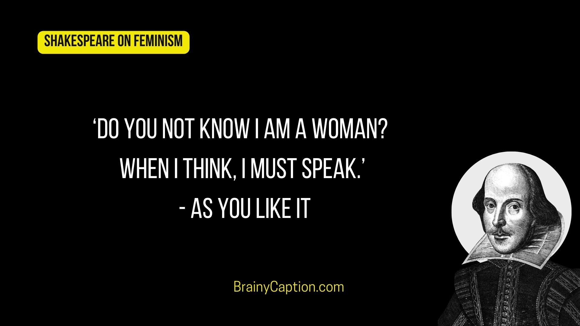 Shakespeare quotes on feminism from As you like it